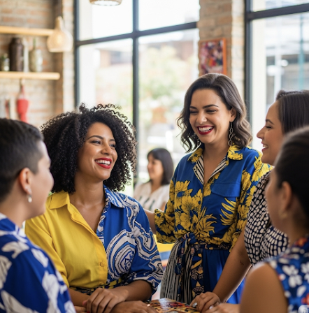 Una comunidad de mujeres diversas y seguras de sí mismas.